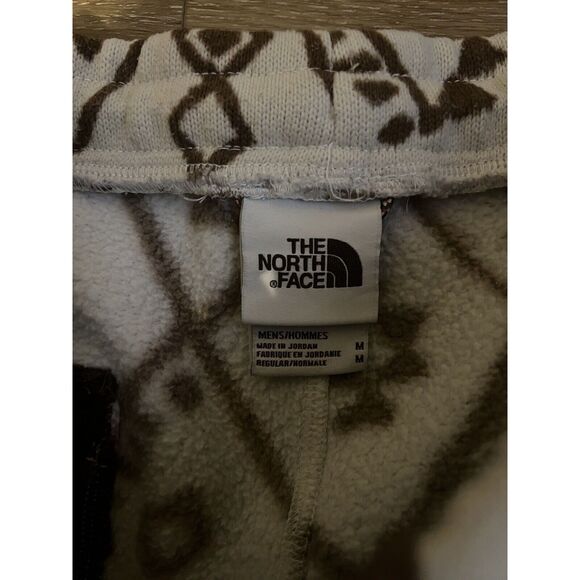 The North Face Mens Aztec Print White Gordon Lyons Sweatpants Size Medium - Picture 3 of 3